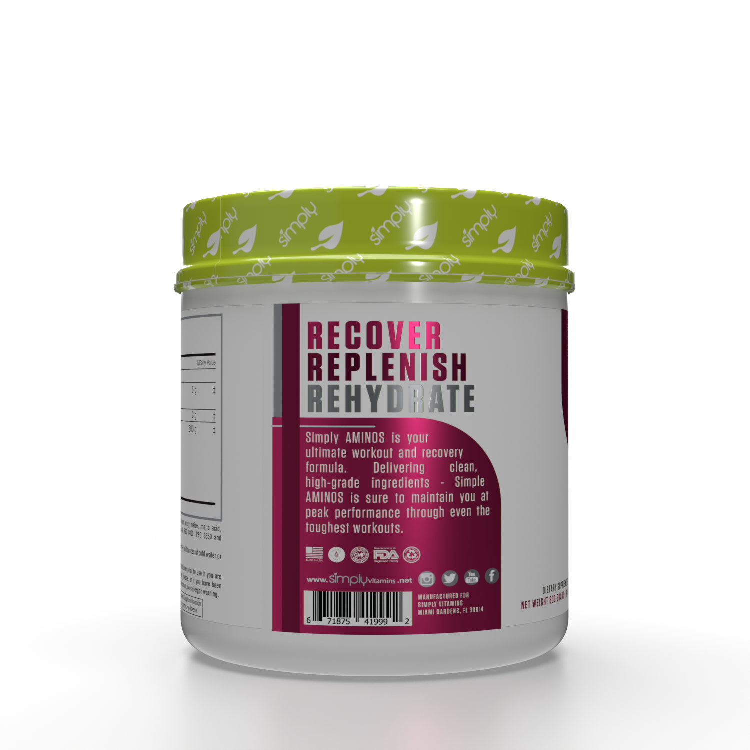 Aminos Complete Workout Formula Simply USA