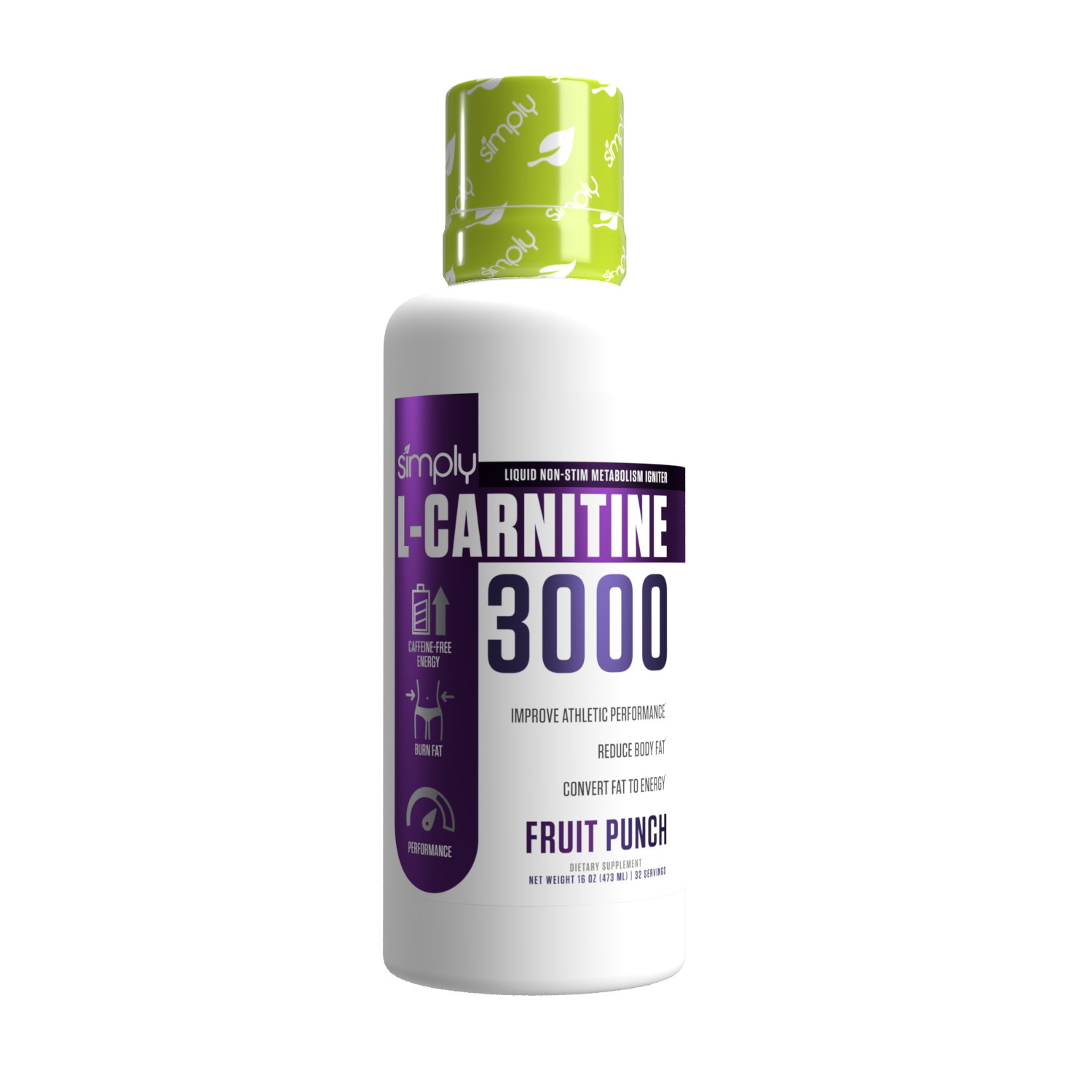 L-Carnitina 3000<br> Encendedor de metabolismo no estimulante