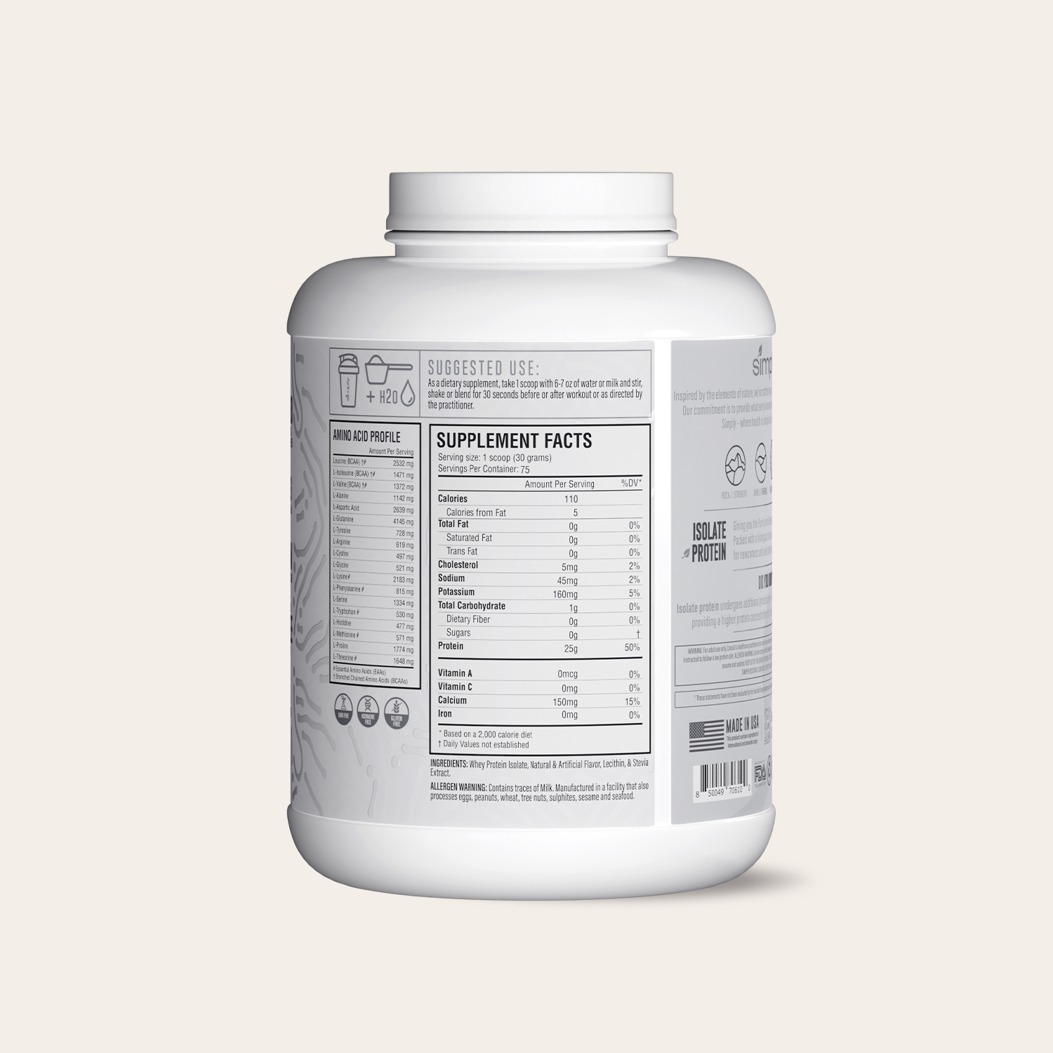 Isolate Hydrolyzed Whey Protein