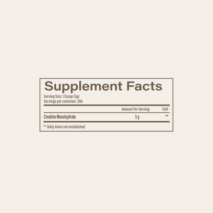 Creatine Monohydrate