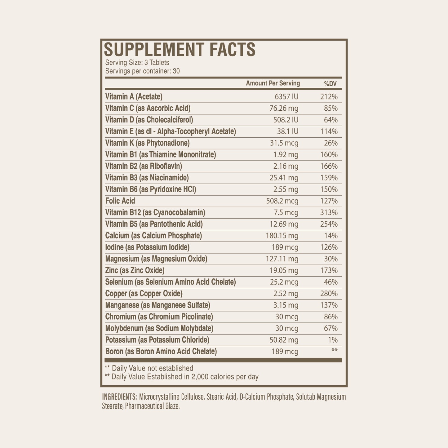 Multivitamina <br>Soporte diario avanzado