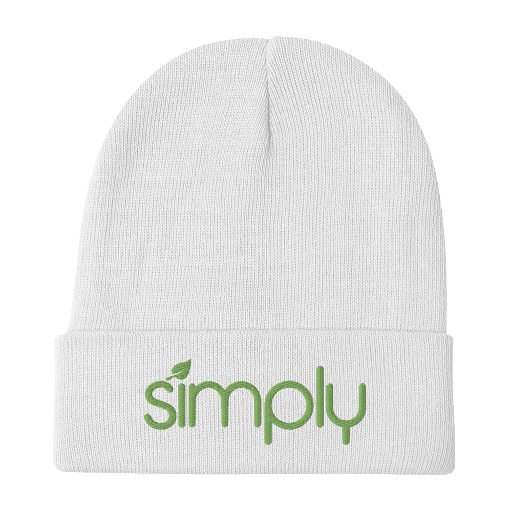 Simply Embroidered Beanie